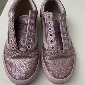 Purple glitter vans